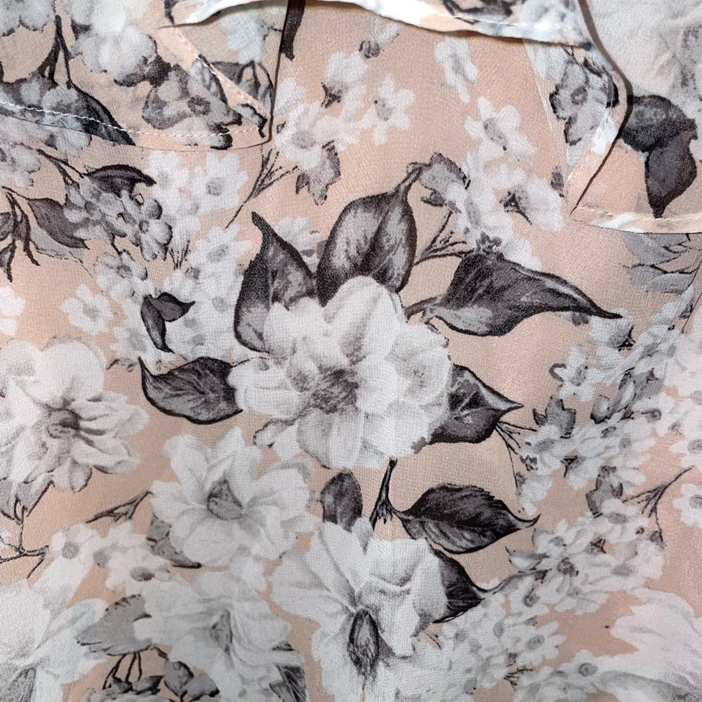 NWT BCBG Eneration - Women’s XXS -Rose Smoke Comb Floral Off the shoulder Dress - Picture 8 of 9